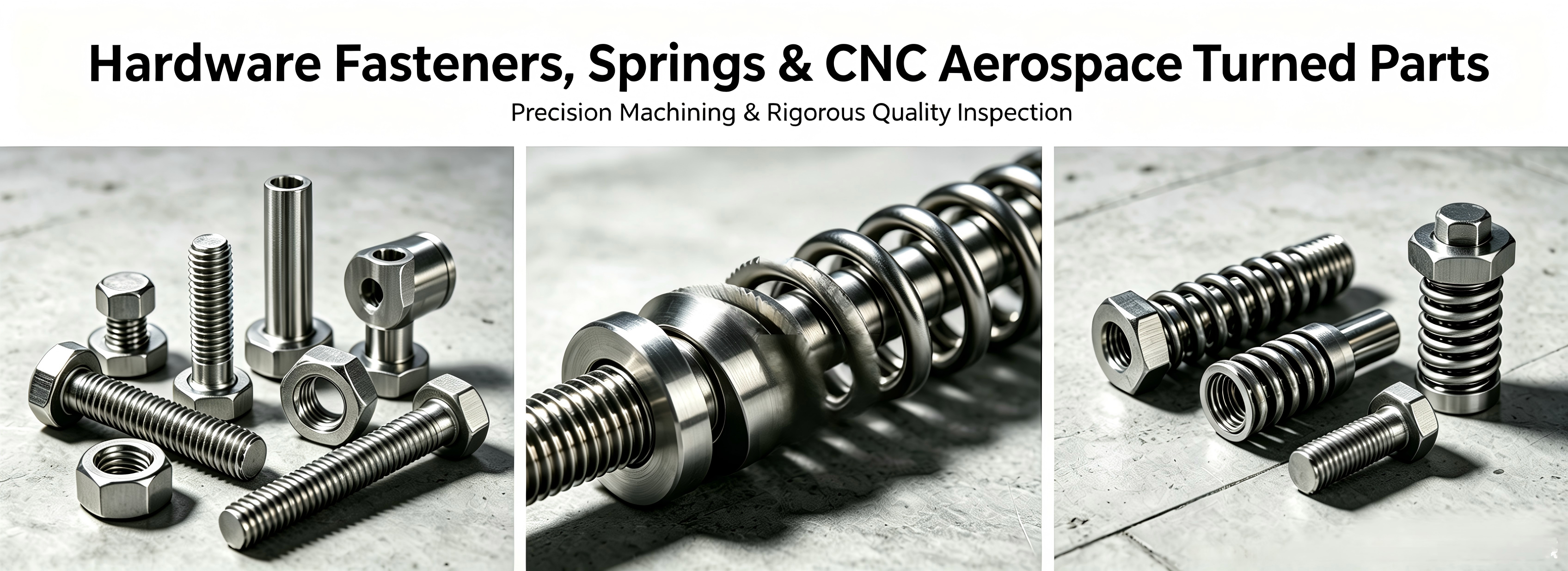 Hardware Fasteners, Springs & CNC Aerospace Turned Parts