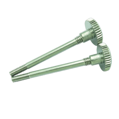 Knurled Hand-tight Long Step Screws