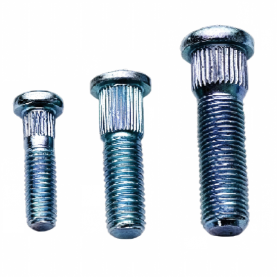Knurled Step Position Screw, Blue Zinc Plated Non-Standard Knurled Bolt