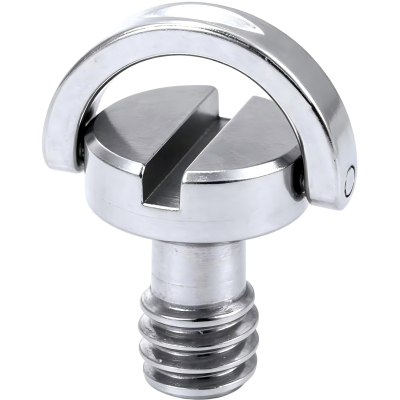 Rotatable Ring Slotted Stainless Steel Thumb Screw For Camera Quick Release